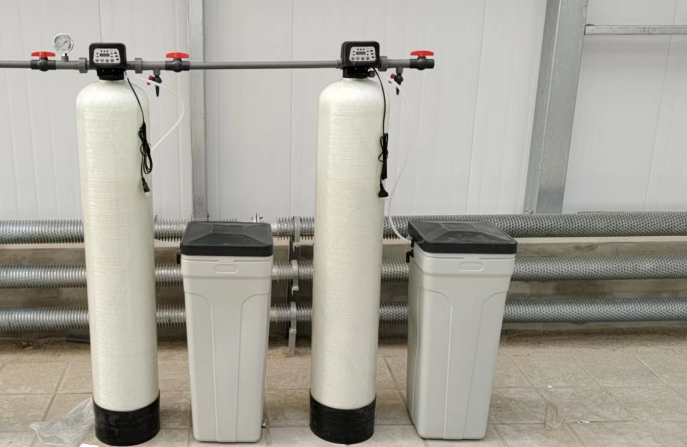 Double Tank Double Valve Water Softener Diagram