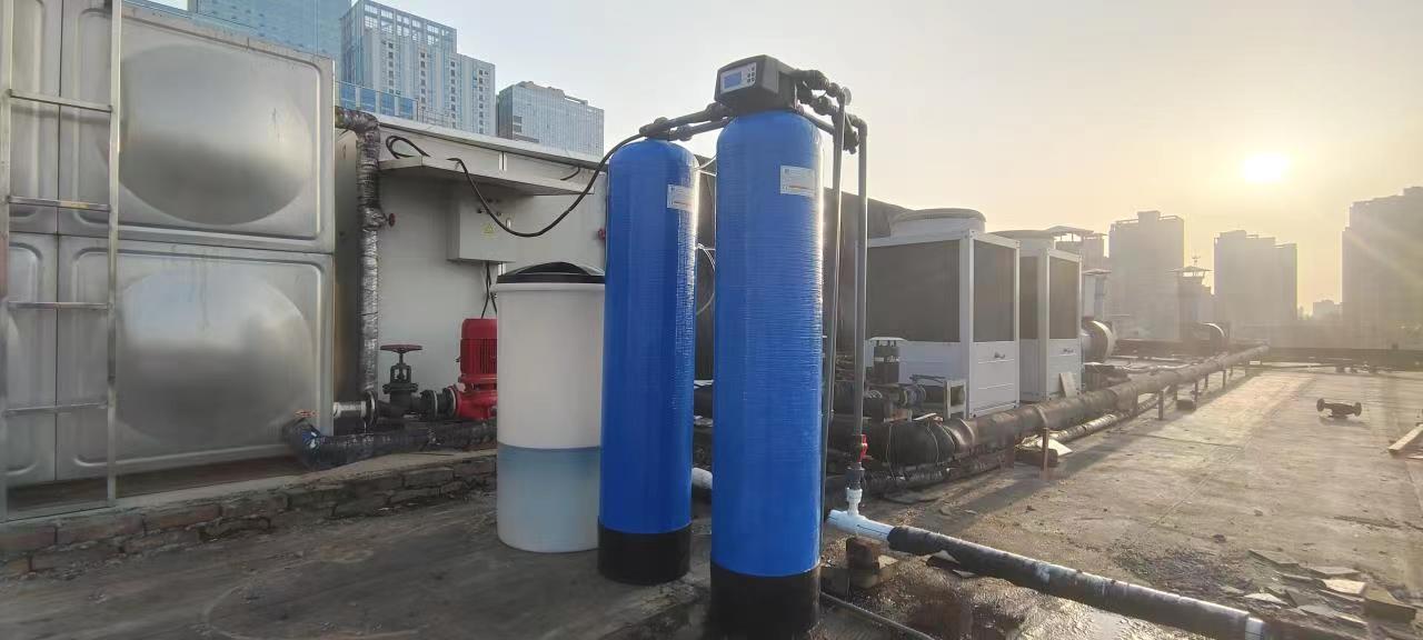 Single Valve Double Tank Softening Water Device