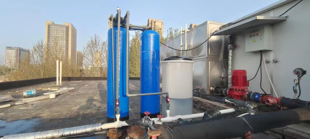 Single Valve Double Tank Softening Water Device